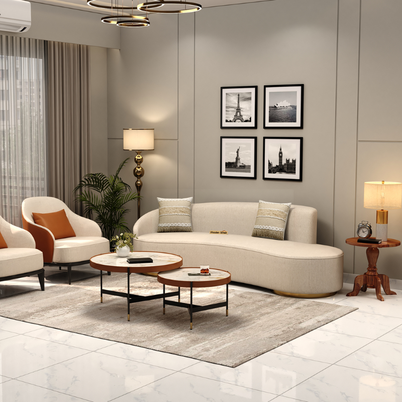 Premium Curved Designer Living Room Sofa